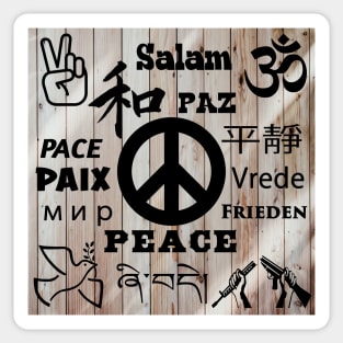 Wall of Peace Sticker